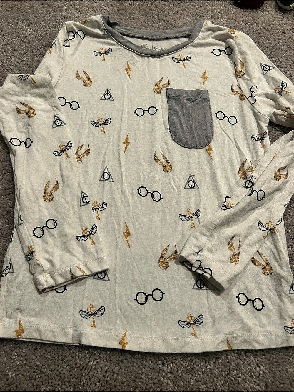Harry Potter x Kyte graphic Long Sleeve Top